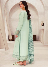 Bahar by Farasha Embroidered Lawn Suits Unstitched 3 Piece - FSH25B 04 AQUA CASCADE
